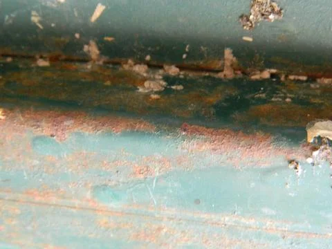 Texture of rusty iron, cracked paint on an old metallic surface, Stock Photos