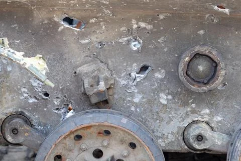 Texture of rusty metal. Stock Photos