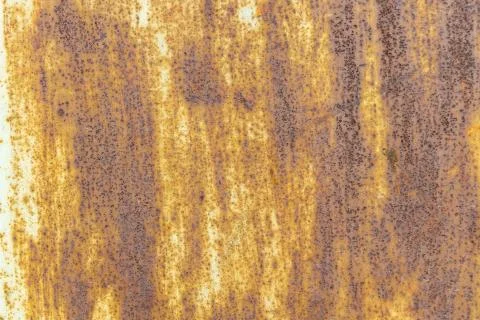 Texture of rusty metal sheet. Oxidized iron list Stock Photos