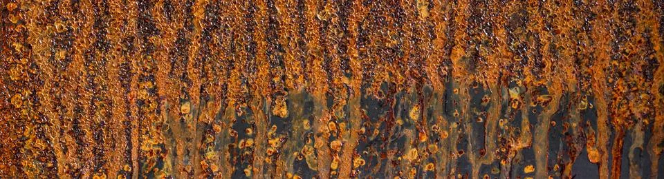 Texture of rusty metal sheet Stock Photos