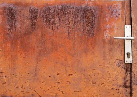 Texture of rusty sheet of interesting color Stock Photos