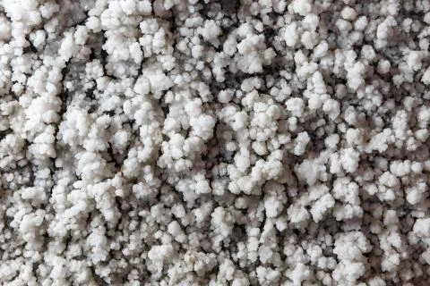 The texture of the salt. Salt wall. Stock Photos