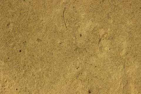 The texture of the sand after the rain Foto stock