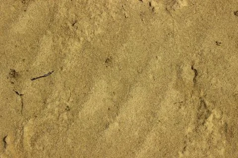 The texture of the sand after the winter Stock Photos