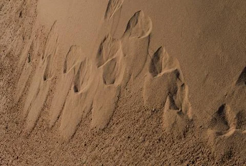 Texture of sand and earth, sand dunes and mountains Stock Photos