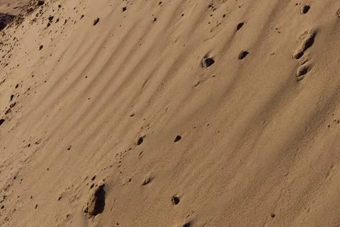 Texture of sand and earth, sand dunes and mountains Stock Photos