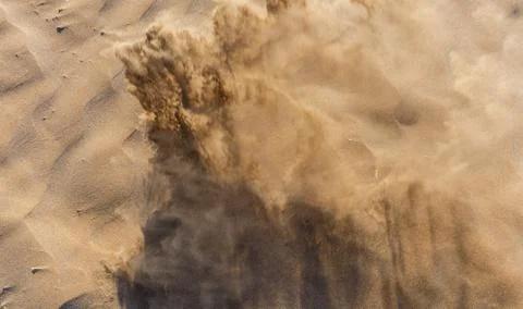 Texture of sand on the beach Stock Photos