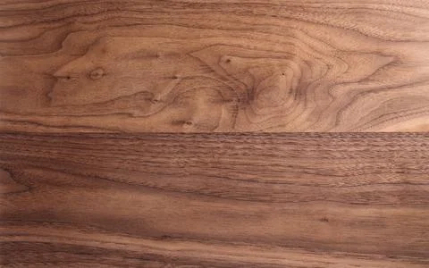Texture of sanded raw black walnut wood without finish Foto stock