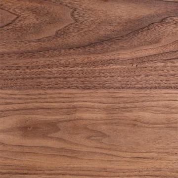 Texture of sanded raw black walnut wood without finish Foto stock