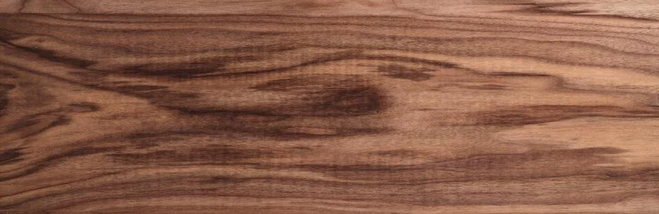 Texture of sanded raw black walnut wood without finish Foto stock
