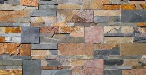 Texture of schist stones surface Foto stock