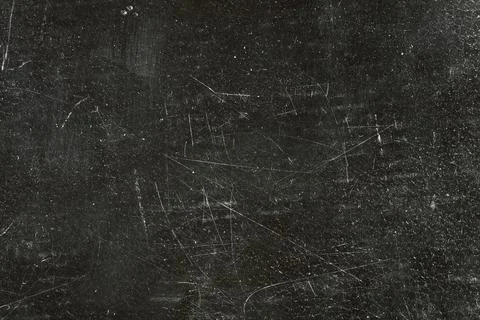 Texture scratched black plastic Stock Photos