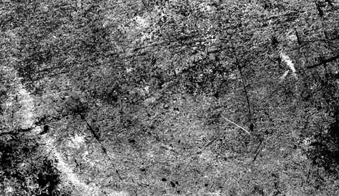 Texture of scratches, chips, scuffs on old aged surface . Old film effect ove Illustrazione stock