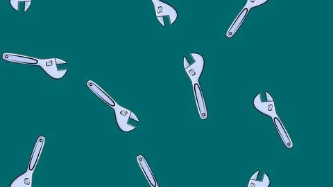 Texture, seamless abstract pattern of building metal plumbing plumbing slidin Ilustración de archivo