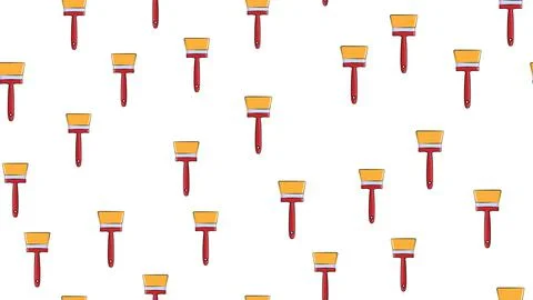 Texture, seamless abstract pattern from construction paint natural brushes ma Stock Illustration