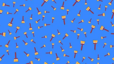 Texture, seamless abstract pattern from construction paint natural brushes ma Stock Illustration