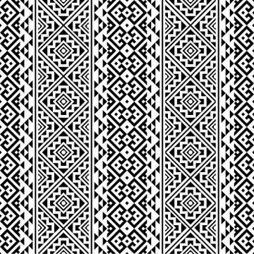 Texture seamless ethnic pattern design Stock Illustration