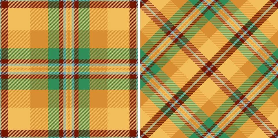 Texture seamless pattern of check background fabric with a tartan vector te.. Stockillustratie