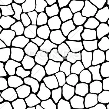 Texture - seamless pattern of irregular cells Stock Illustration