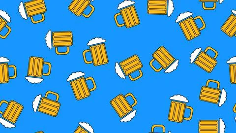 Texture seamless pattern from a set of rare good tasty refreshing alcoholic d Stock Illustration