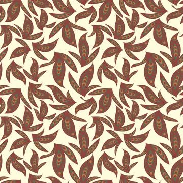 Texture, seamless pattern on a square background - shamrock stylized abstract Stock Illustration