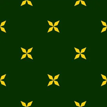 The texture is seamless. Stars with sharp edges on a black background. Stock Illustration