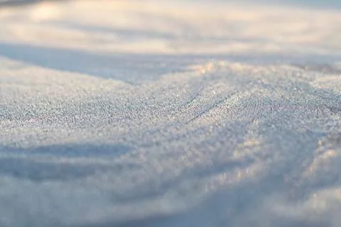 Texture. shallow depth of field. soft focus. frost frost on blue metal. Stock Photos