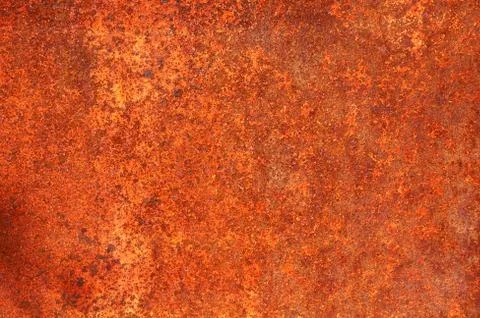 Texture of a sheet of old rusty iron. Abstract background. Stock Photos