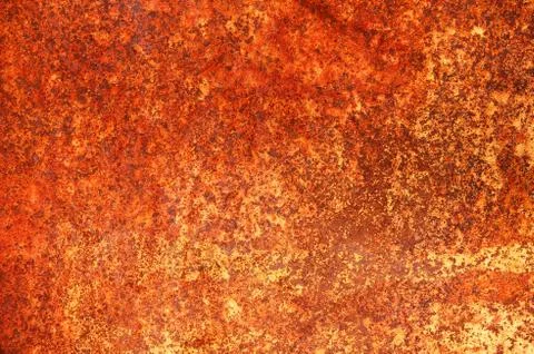 Texture of a sheet of old rusty iron. Abstract background. Stock Photos