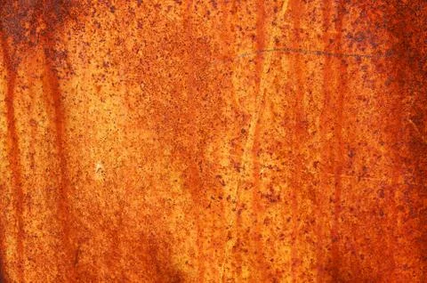 Texture of a sheet of old rusty iron. Abstract background. Stock Photos