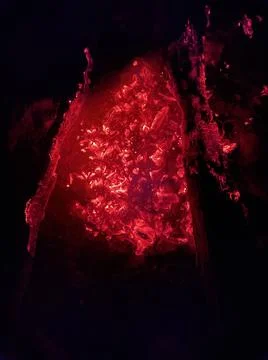 Texture Shot: Fire Coals Stock-Fotos