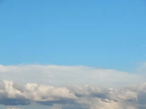 Texture of sky with clouds, cloudy weather background Fotos de archivo