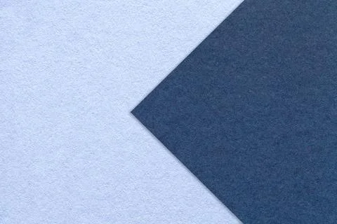 Texture sky paper background, half two colors with navy blue arrow, macro. Stock Photos
