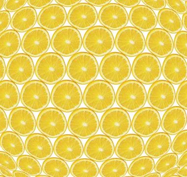 Texture of sliced orange slices on white background. Healthy lifestyle Stock Illustration