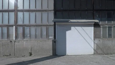 Texture slow motion camera along the facade of the old building with old windows Stock Footage 112804109