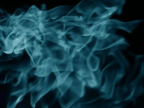 Texture smoke black background Stock Photos