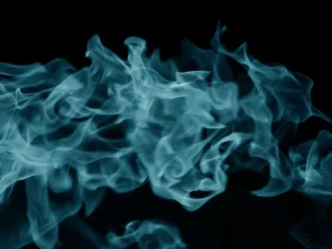Texture smoke black background Stock Photos