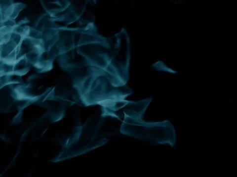 Texture smoke black background Stock Photos