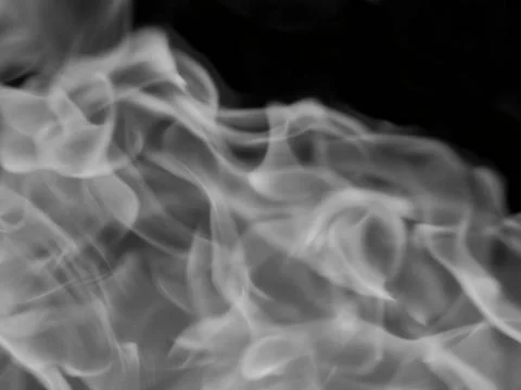 Texture smoke black background Stock Photos