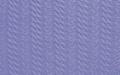 Texture of smooth knitted sweater with pattern. Handmade knitting wool or cotton Foto stock