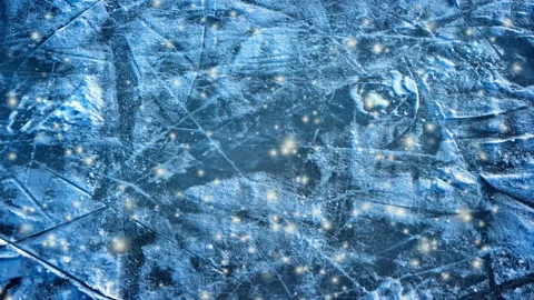 The texture of the snow and ice background, snowfall. Stock-Footage 102826040