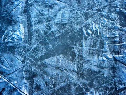 The texture of the snow and ice background Stock Photos