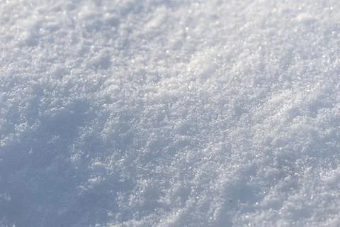 The texture of the snow close up. WInter background Stock Photos