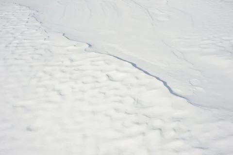 Texture of the snow Stock Photos