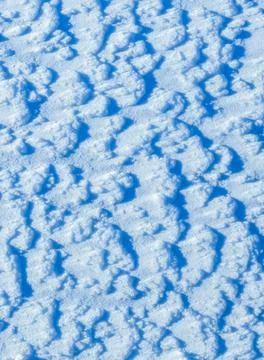 Texture of the snow, white blue pattern of the snow, cold day, natural winter Stock Photos
