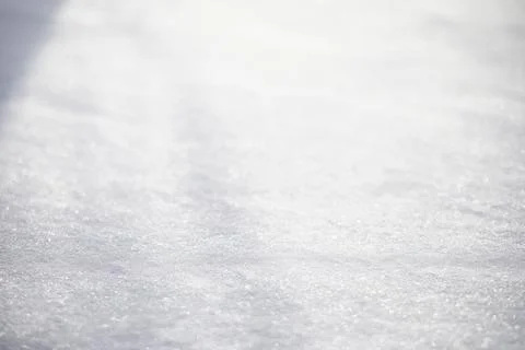 The texture of the snow. Winter rainfall. Tracks on a snowy road after a sn.. Stock Photos