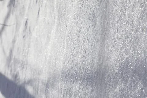 The texture of the snow. Winter rainfall. Tracks on a snowy road after a sn.. Stock Photos