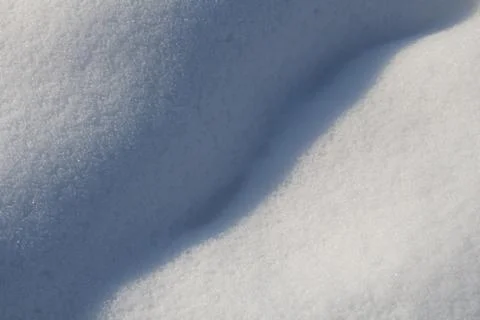 Texture of a snowdrift close-up in winter Stock Photos