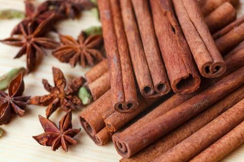 Texture spice kitchen Stock Photos