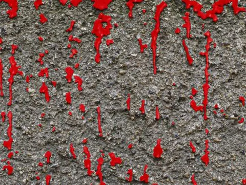 Texture with splatter of red paint. Stock Photos